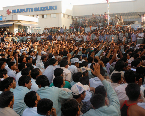Grève à Maruti Suzuki Manesar